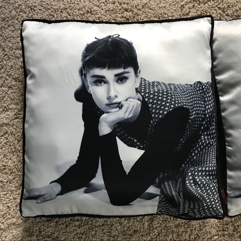 Audrey Hepburn pillow